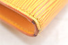 Authentic Louis Vuitton Epi Pochette Accessoires Pouch Yellow M52959 Junk 6516K