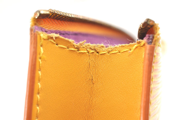 Authentic Louis Vuitton Epi Pochette Accessoires Pouch Yellow M52959 Junk 6516K