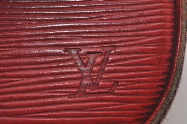Authentic Louis Vuitton Epi Saint Cloud GM Shoulder Bag Red M52197 Junk 6517J