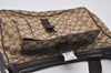Authentic GUCCI Shoulder Cross Body Bag GG Canvas Leather 131211 Brown 6518I