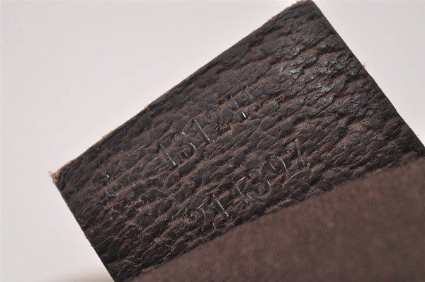 Authentic GUCCI Shoulder Cross Body Bag GG Canvas Leather 131211 Brown 6518I