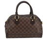Authentic Louis Vuitton Damier Duomo Hand Boston Bag Purse N60008 LV 6518J