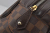 Authentic Louis Vuitton Damier Duomo Hand Boston Bag Purse N60008 LV 6518J