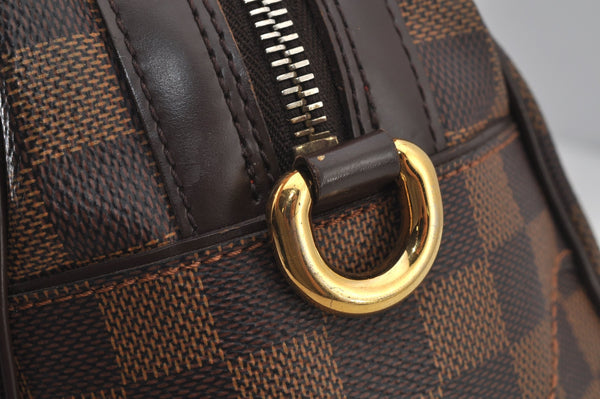 Authentic Louis Vuitton Damier Duomo Hand Boston Bag Purse N60008 LV 6518J