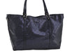 Authentic GUCCI GG Imprime Shoulder Tote Bag GG PVC Leather 197954 Navy 6519I