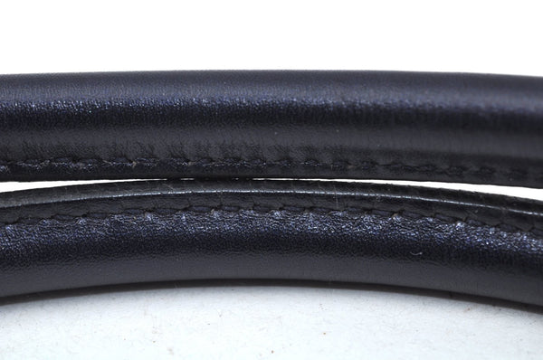 Authentic GUCCI GG Imprime Shoulder Tote Bag GG PVC Leather 197954 Navy 6519I