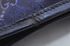 Authentic GUCCI GG Imprime Shoulder Tote Bag GG PVC Leather 197954 Navy 6519I