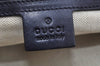 Authentic GUCCI GG Imprime Shoulder Tote Bag GG PVC Leather 197954 Navy 6519I