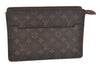 Authentic Louis Vuitton Monogram Pochette Homme Clutch Hand Bag M51795 LV 6519K