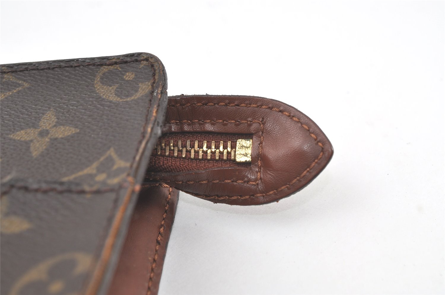 Authentic Louis Vuitton Monogram Pochette Homme Clutch Hand Bag M51795 LV 6519K