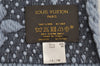 Auth Louis Vuitton Echarpe Logomania Muffler Wool Silk M75702 Light Blue 6521I
