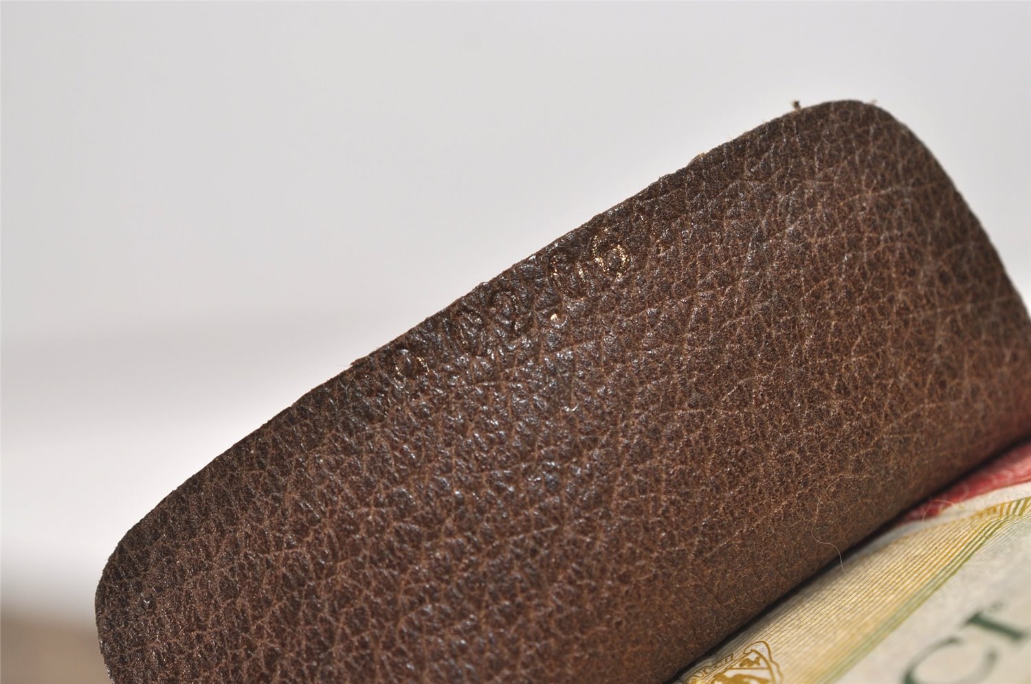 Authentic GUCCI Vintage Shoulder Tote Bag GG PVC Leather Brown 6521J