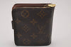 Authentic Louis Vuitton Monogram Compact Zip Bifold Wallet Purse M61667 LV 6523I