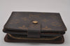 Authentic Louis Vuitton Monogram Compact Zip Bifold Wallet Purse M61667 LV 6523I