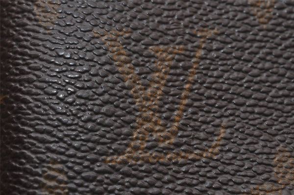 Authentic Louis Vuitton Monogram Compact Zip Bifold Wallet Purse M61667 LV 6523I