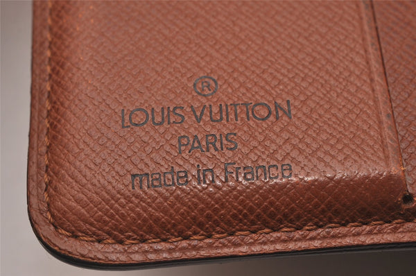 Authentic Louis Vuitton Monogram Compact Zip Bifold Wallet Purse M61667 LV 6523I