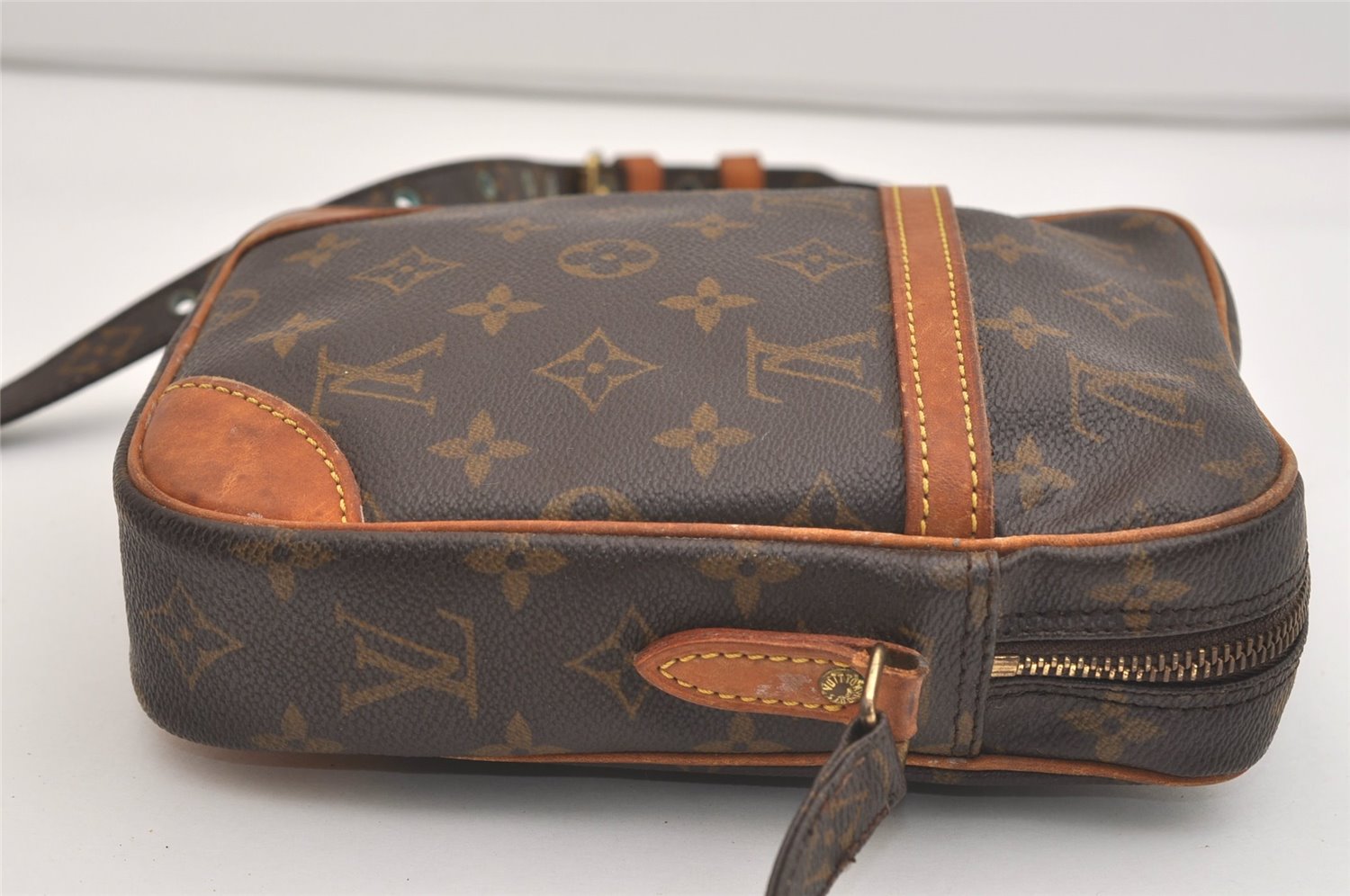 Authentic Louis Vuitton Monogram Danube Shoulder Cross Body Bag M45266 LV 6523J