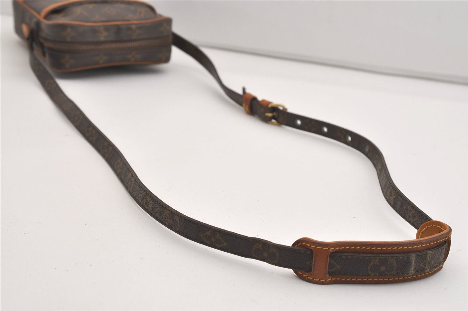 Authentic Louis Vuitton Monogram Danube Shoulder Cross Body Bag M45266 LV 6523J