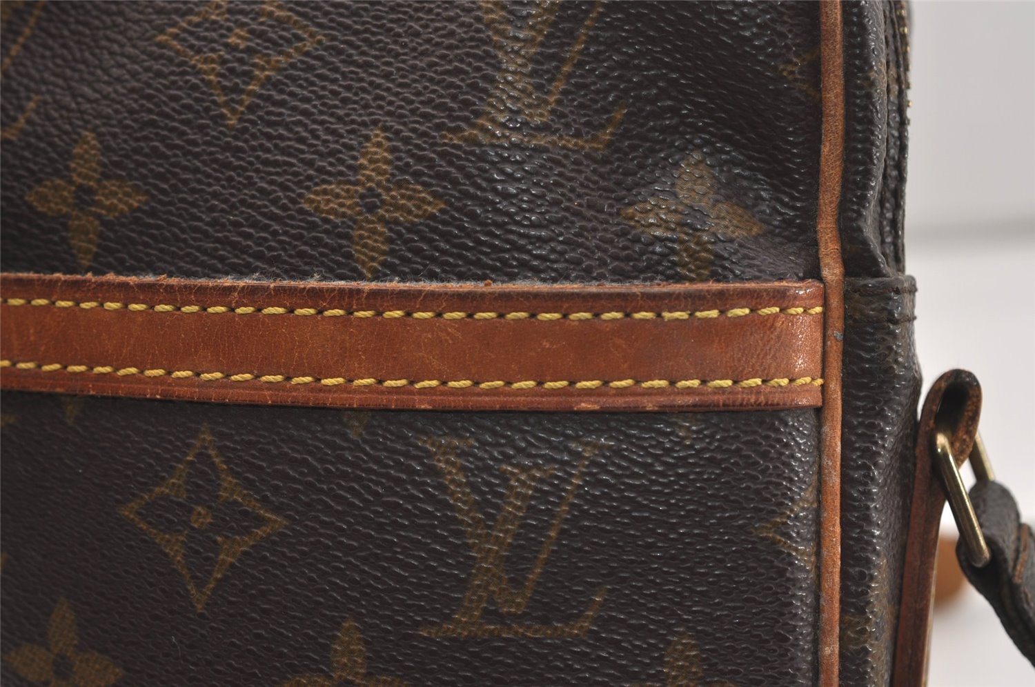 Authentic Louis Vuitton Monogram Danube Shoulder Cross Body Bag M45266 LV 6523J