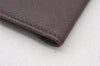 Auth Louis Vuitton Taiga Porte Valeurs Cartes Credit Wallet M30398 Brown 6524K