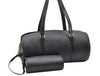 Authentic Louis Vuitton Epi Soufflot Black Hand Bag M52222 LV 6525K