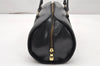 Authentic Louis Vuitton Epi Soufflot Black Hand Bag M52222 LV 6525K