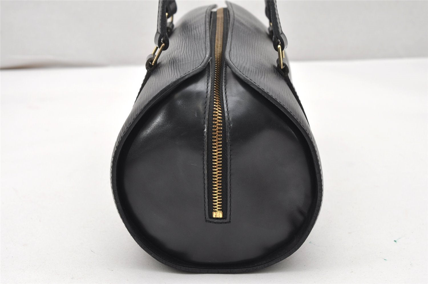 Authentic Louis Vuitton Epi Soufflot Black Hand Bag M52222 LV 6525K