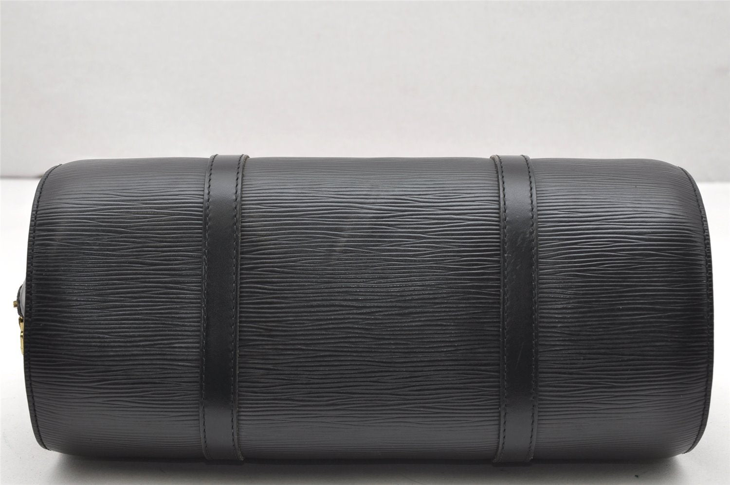 Authentic Louis Vuitton Epi Soufflot Black Hand Bag M52222 LV 6525K