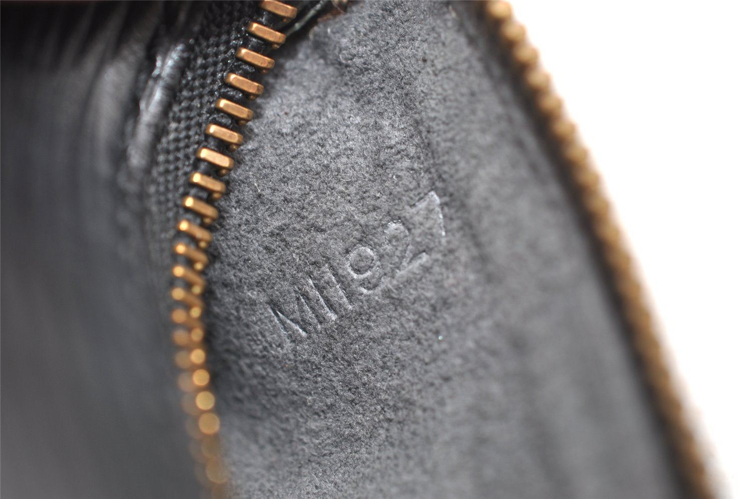 Authentic Louis Vuitton Epi Soufflot Black Hand Bag M52222 LV 6525K