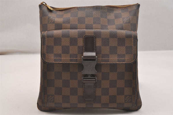 Authentic Louis Vuitton Damier Pochette Melville N51127 Shoulder Cross Bag 6526J