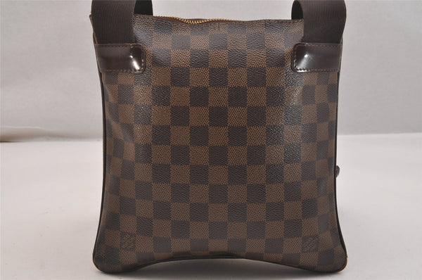 Authentic Louis Vuitton Damier Pochette Melville N51127 Shoulder Cross Bag 6526J