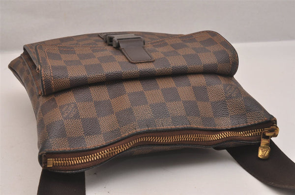 Authentic Louis Vuitton Damier Pochette Melville N51127 Shoulder Cross Bag 6526J