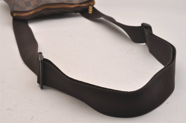 Authentic Louis Vuitton Damier Pochette Melville N51127 Shoulder Cross Bag 6526J