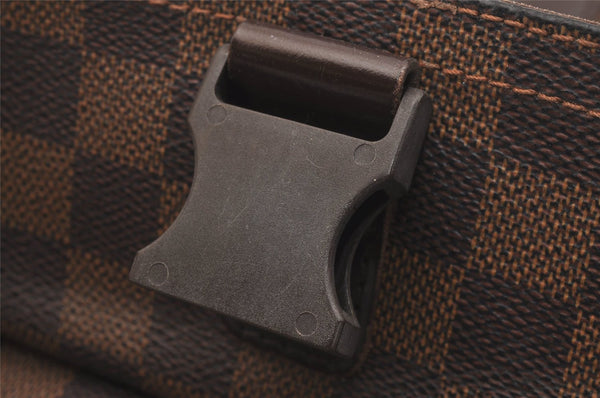 Authentic Louis Vuitton Damier Pochette Melville N51127 Shoulder Cross Bag 6526J