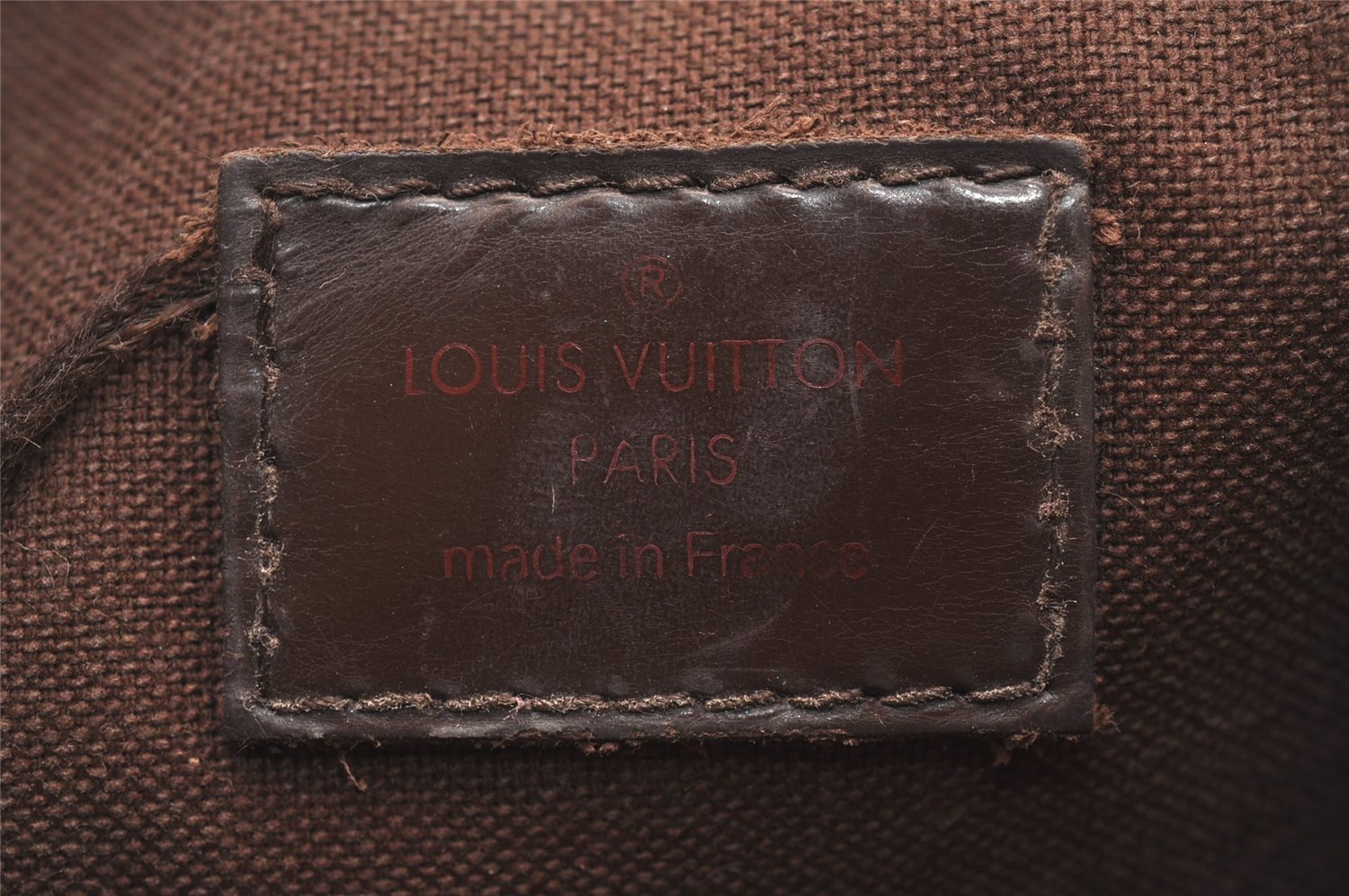 Authentic Louis Vuitton Damier Pochette Melville N51127 Shoulder Cross Bag 6526J