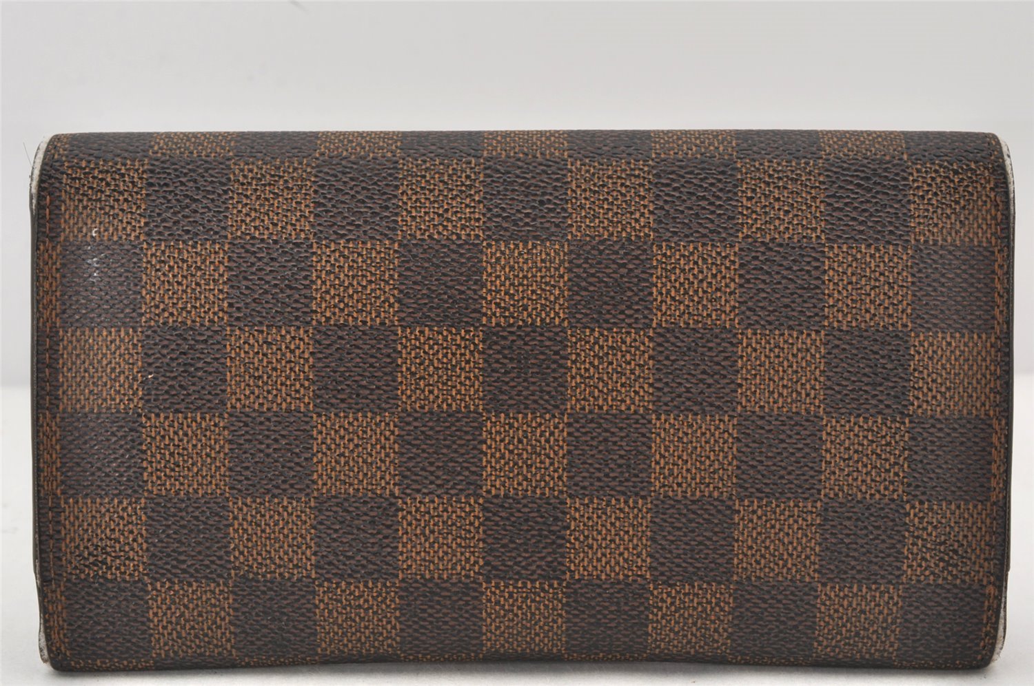 Authentic Louis Vuitton Damier Portefeuille International Wallet N61217 LV 6526K