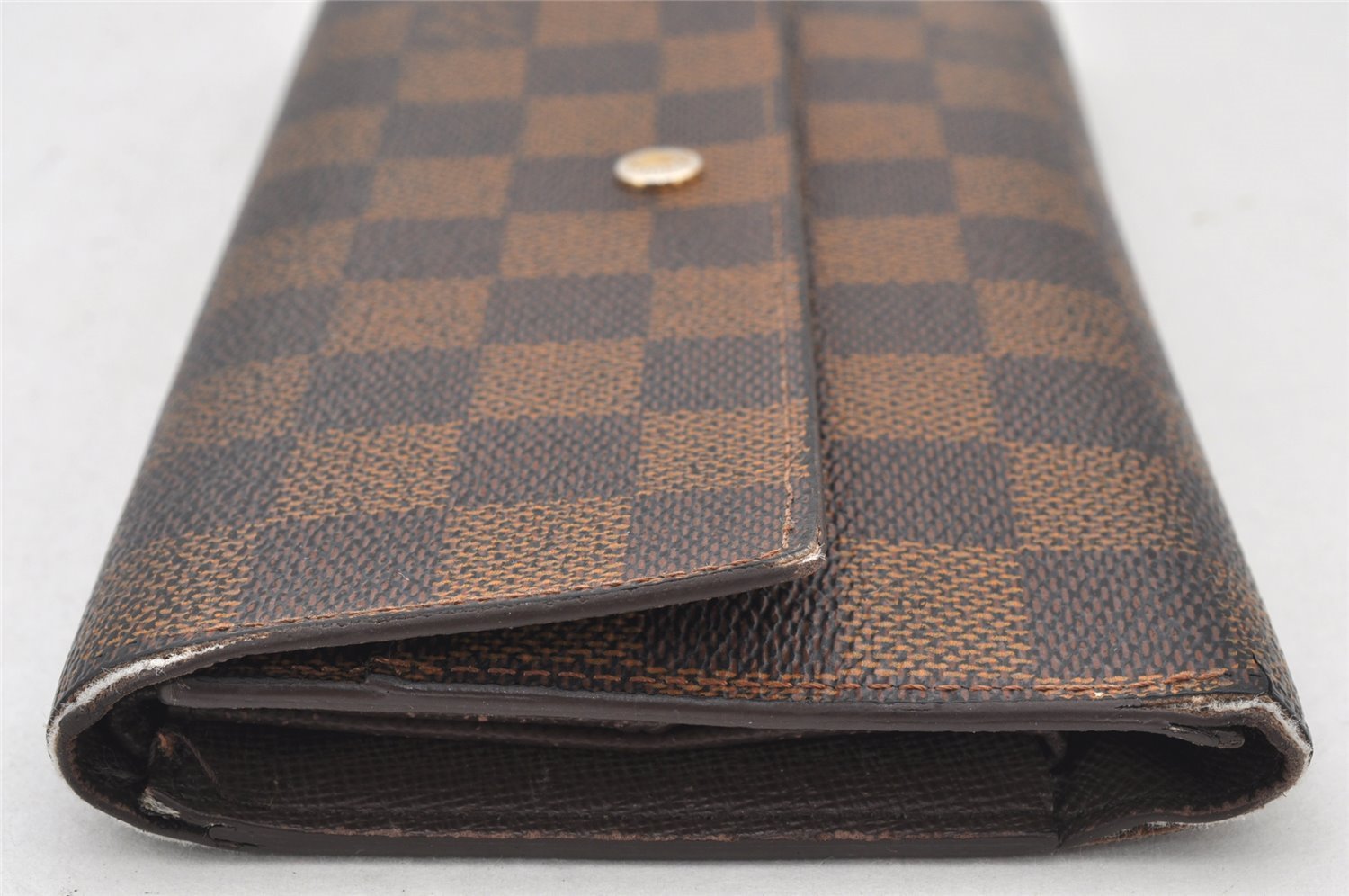 Authentic Louis Vuitton Damier Portefeuille International Wallet N61217 LV 6526K