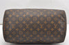 Authentic Louis Vuitton Monogram Speedy 35 Hand Boston Bag M41524 LV Junk 6527K