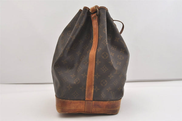 Authentic Louis Vuitton Monogram Noe Shoulder Drawstring Bag M42224 LV 6528J
