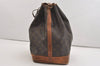 Authentic Louis Vuitton Monogram Noe Shoulder Drawstring Bag M42224 LV 6528J