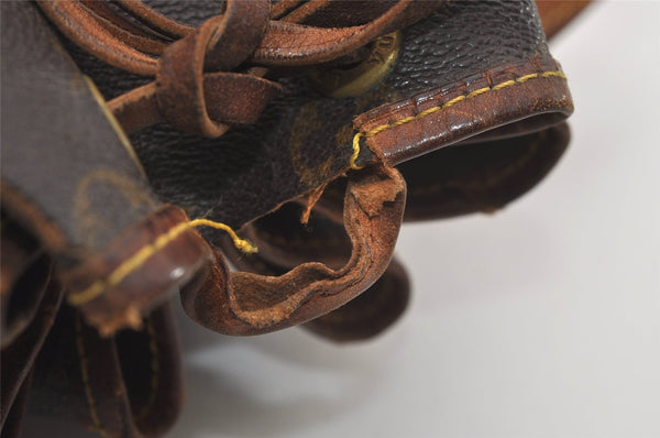 Authentic Louis Vuitton Monogram Noe Shoulder Drawstring Bag M42224 LV 6528J