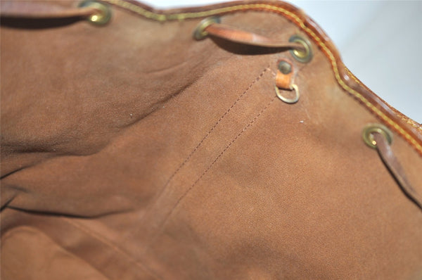 Authentic Louis Vuitton Monogram Noe Shoulder Drawstring Bag M42224 LV 6528J