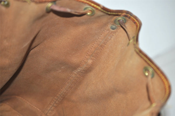 Authentic Louis Vuitton Monogram Noe Shoulder Drawstring Bag M42224 LV 6528J