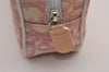 Authentic Christian Dior Trotter No.1 Pouch Purse PVC Enamel Pink Junk 6529I