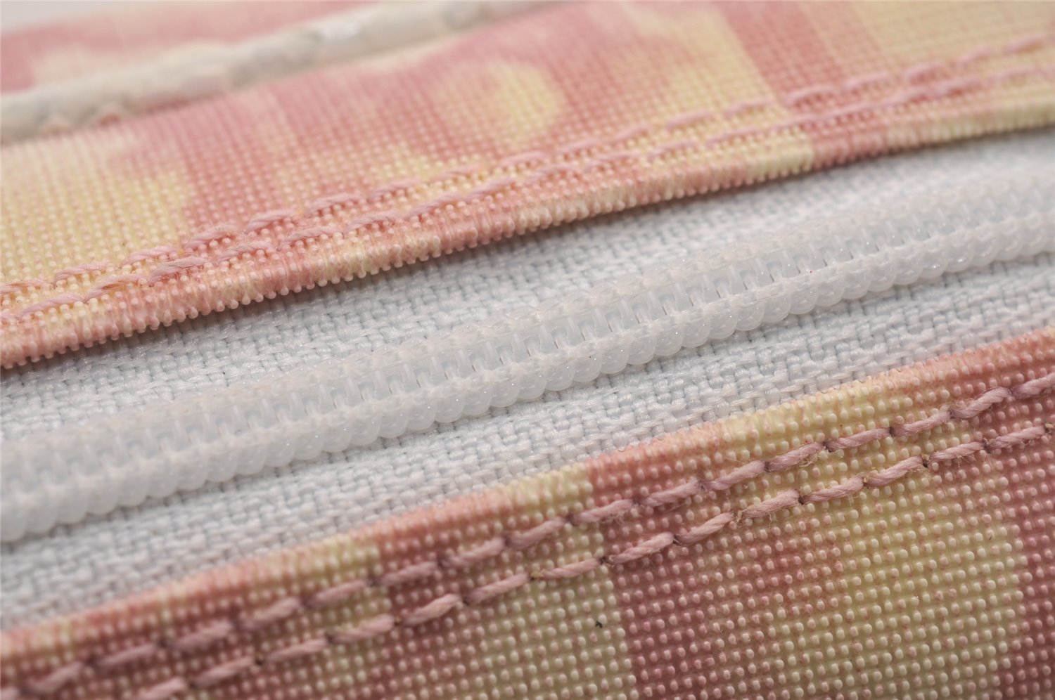 Authentic Christian Dior Trotter No.1 Pouch Purse PVC Enamel Pink Junk 6529I