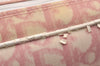 Authentic Christian Dior Trotter No.1 Pouch Purse PVC Enamel Pink Junk 6529I