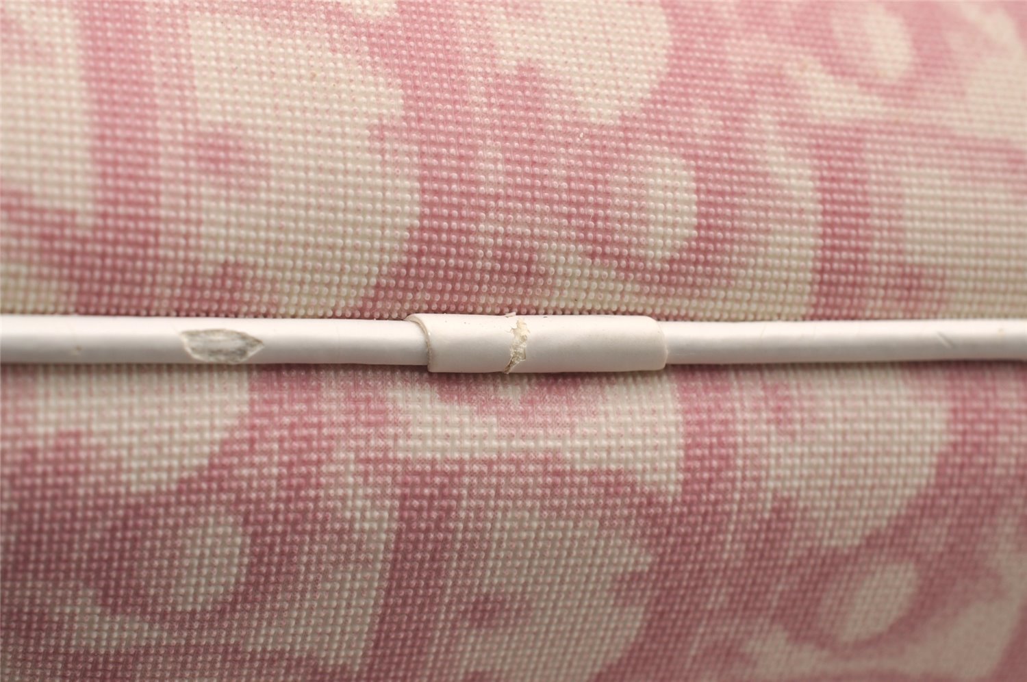 Authentic Christian Dior Trotter No.1 Pouch Purse PVC Enamel Pink Junk 6529I