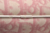 Authentic Christian Dior Trotter No.1 Pouch Purse PVC Enamel Pink Junk 6529I