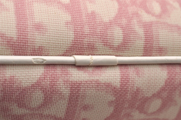 Authentic Christian Dior Trotter No.1 Pouch Purse PVC Enamel Pink Junk 6529I