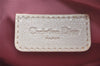 Authentic Christian Dior Trotter No.1 Pouch Purse PVC Enamel Pink Junk 6529I